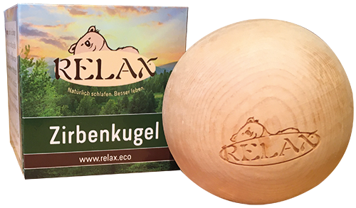 Zirbenkugel für Glaskaraffe 